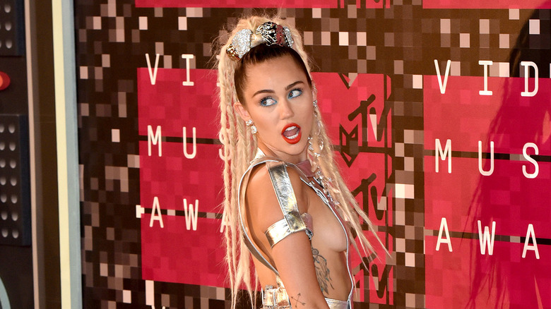 Miley Cyrus Most Rebellious Red Carpet Moments Over The Years