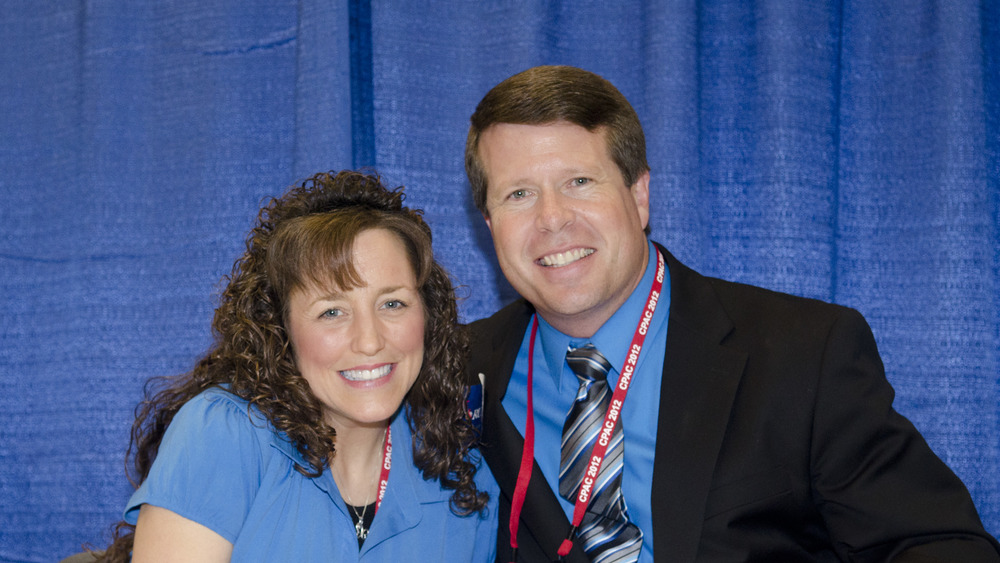 Jim Bob Duggar and Michelle Duggar smiling