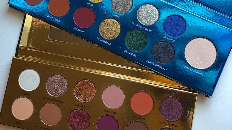 Coloured Raine eyeshadow palettes