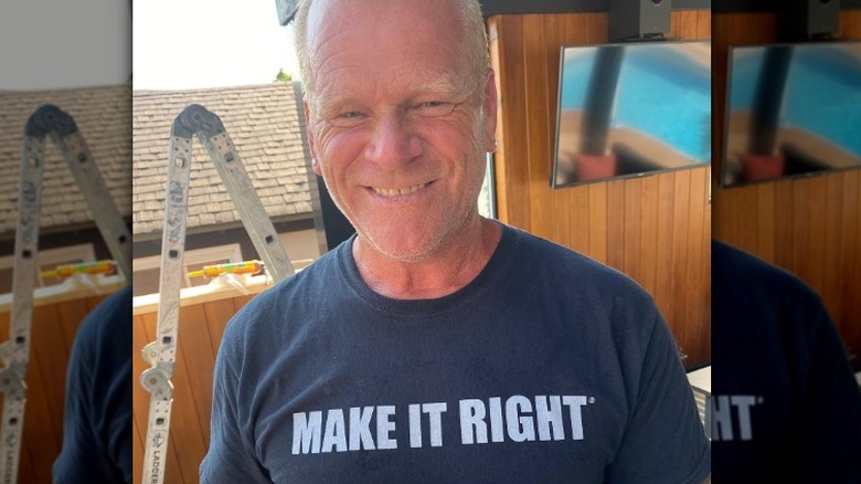 Mike Holmes smiling