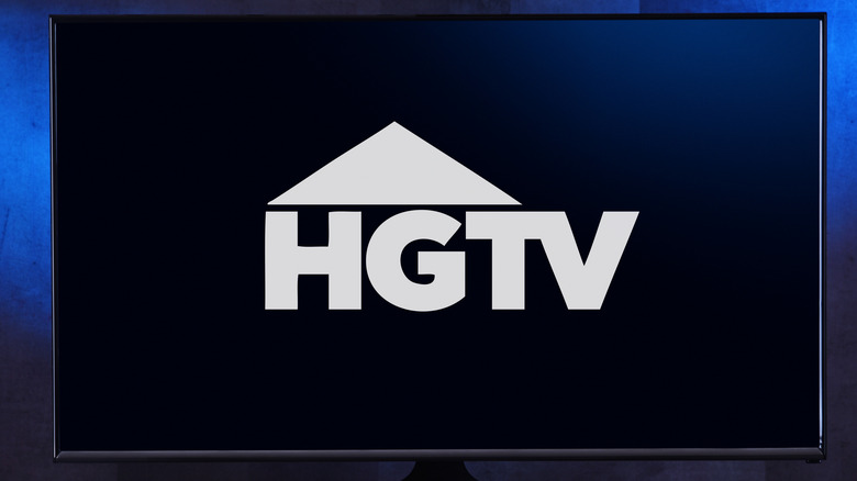 HGTV logo on TV