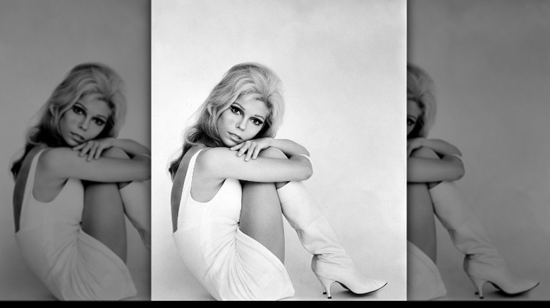 Nancy Sinatra sitting