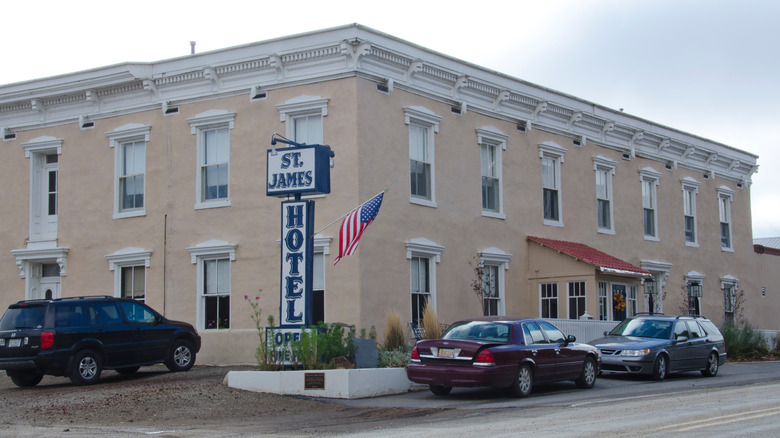 exterior of St. James Hotel 