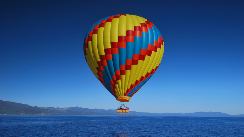 Hot air balloon at Lake Tahoe
