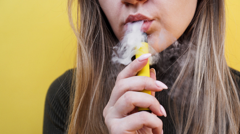 Woman smoking