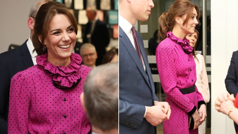 Kate Middleton in vintage Oscar de la Renta