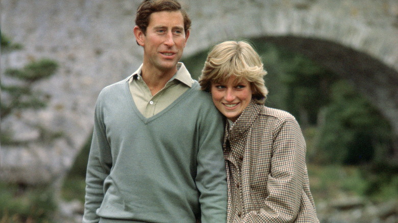 Charles and Diana Balmoral