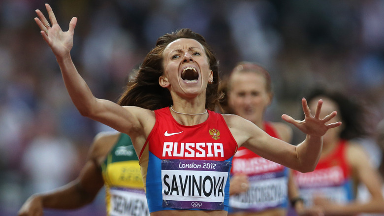 Mariya Savinova running 