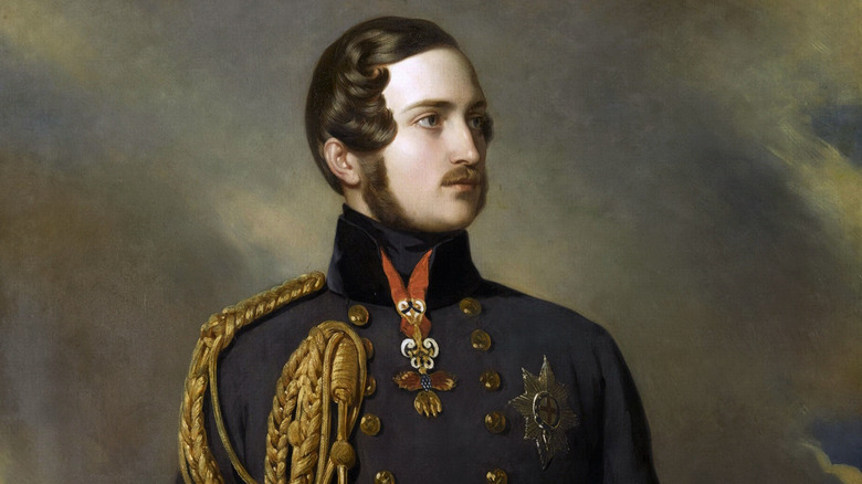 Painting of Prince Albert posing