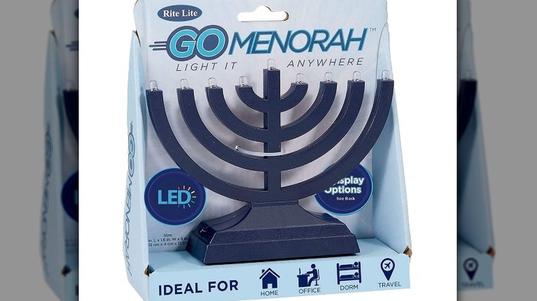 Blue Go Menorah