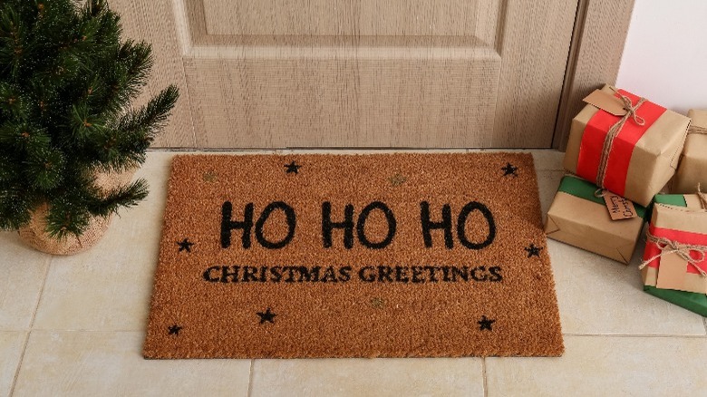 Christmas doormat