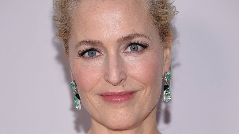 Gillian Anderson smiling