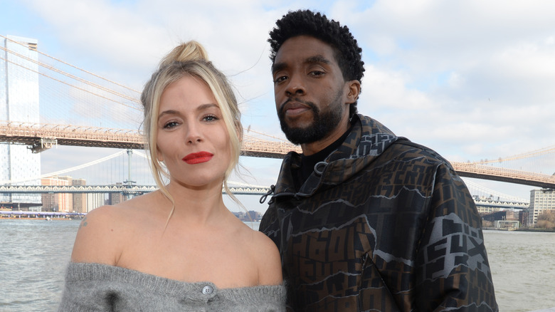 Sienna Miller and Chadwick Boseman