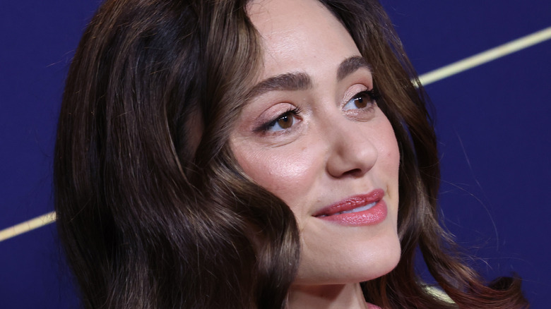 Emmy Rossum smiling