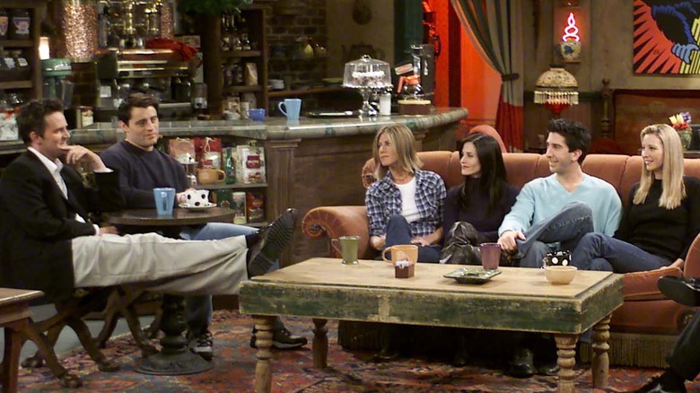 Friends sitting in Central Perk