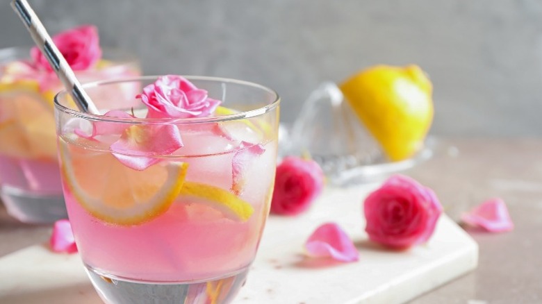 rose pink lemonade