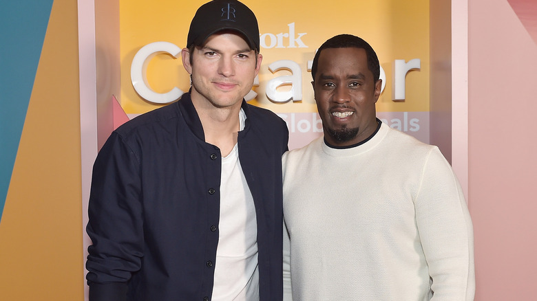 Ashton Kutcher and Sean "Diddy" Combs