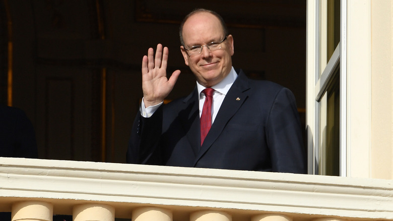 Prince Albert waving