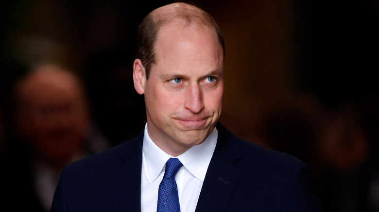 Prince William frowning 