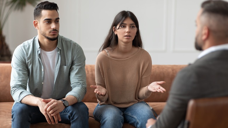 Couple in counseling