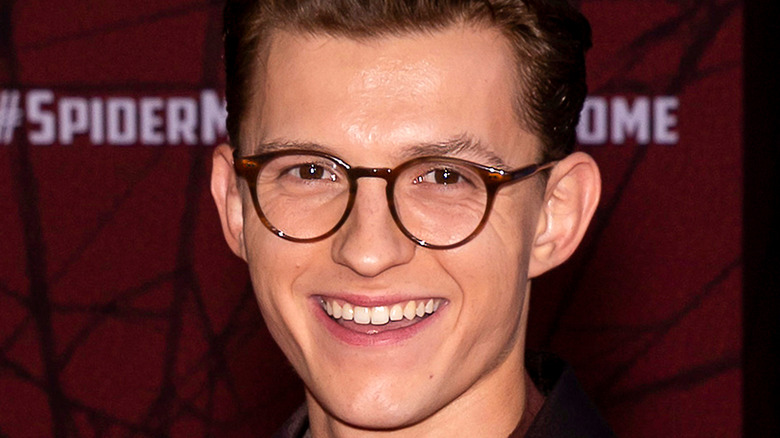 Tom Holland attending an event