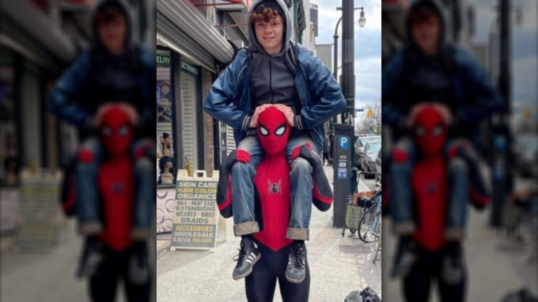 Tom Holland and his brother