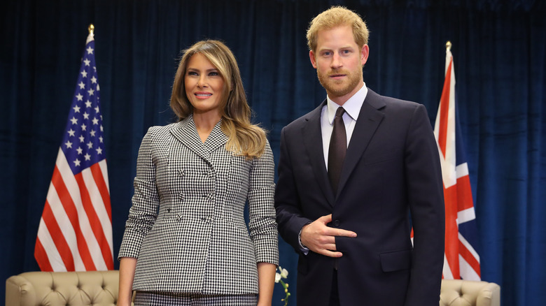 Melania Trump and Prince Harry