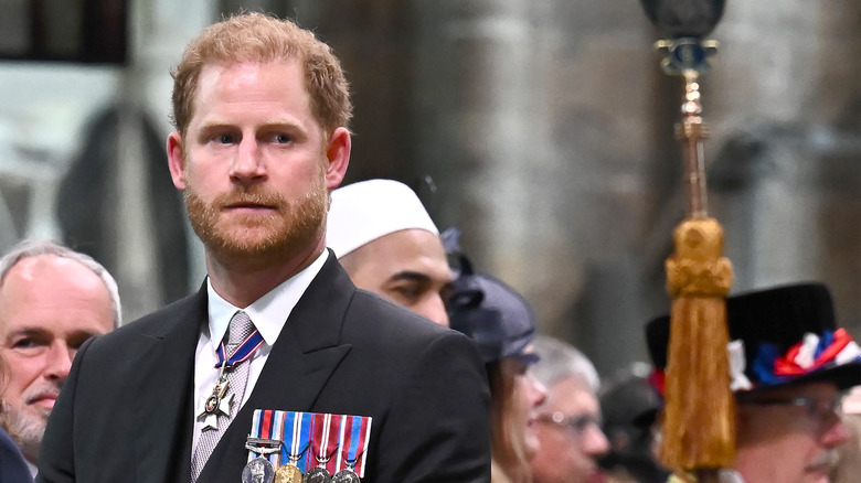 Prince Harry at coronation