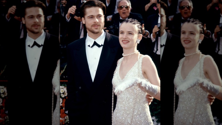 Juliette Lewis and Brad Pitt at the Oscars 