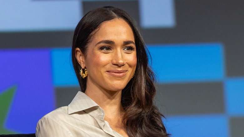 Meghan Markle smiling