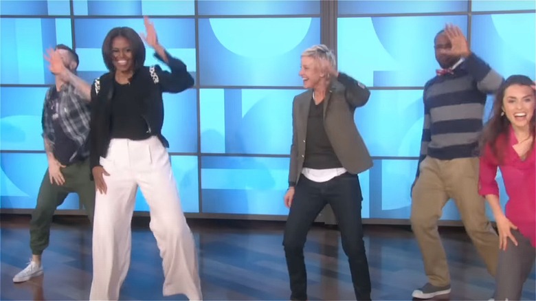 Michelle Obama dancing 