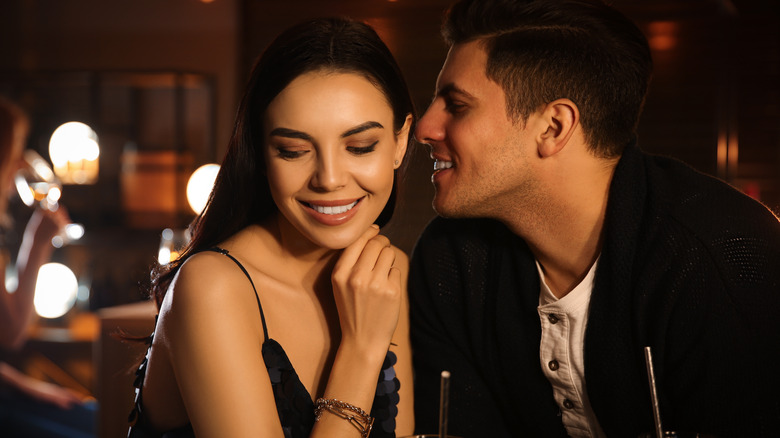 couple at a bar