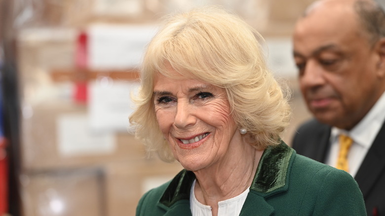 Camilla Parker Bowles smiling 