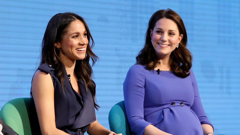 Meghan Markle and Princess Catherine