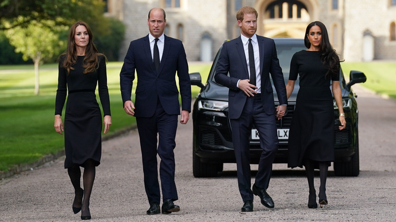 Catherine, William, Harry, and Meghan