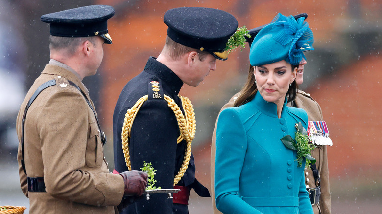 Prince William and Princess Catherine walking