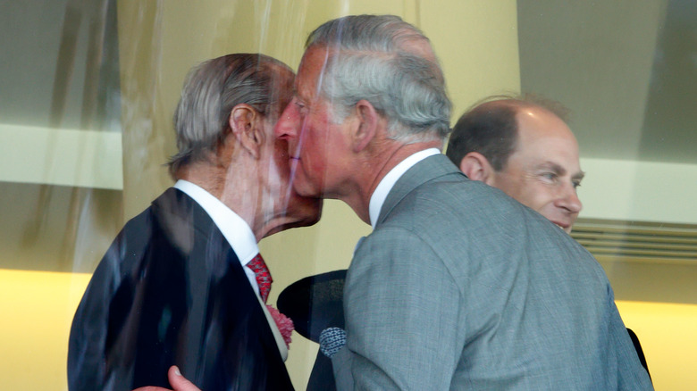 Charles and Philip greeting 