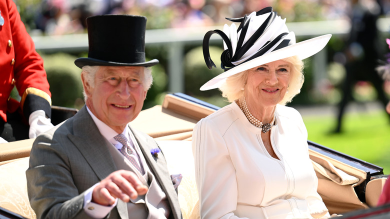 Charles and Camilla at Ascot 2023 