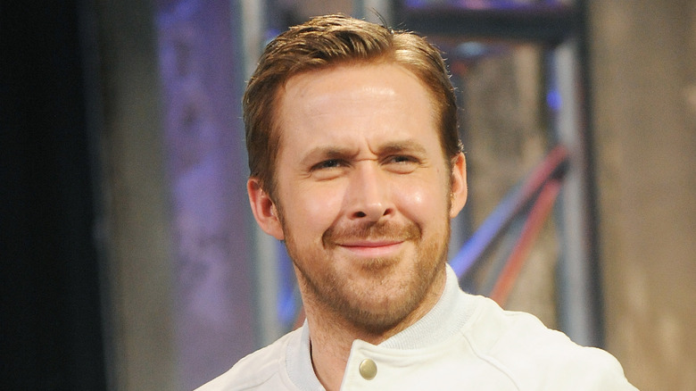 Ryan Gosling smirking