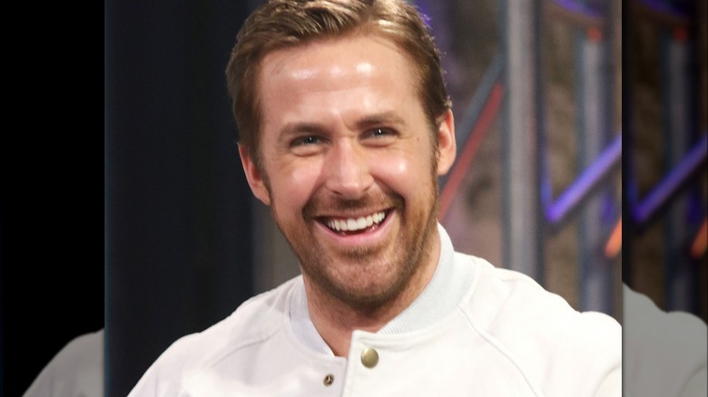 Ryan Gosling laughing