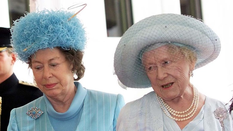 Princess Margaret and the Queen Mother 