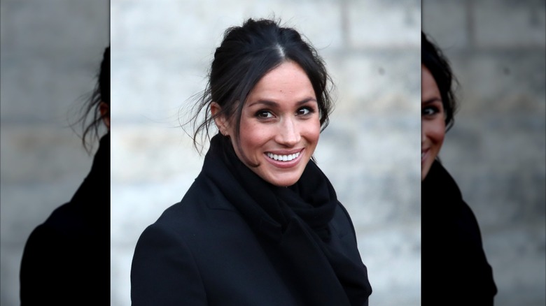 Meghan Markle at Cardiff Castle in 2018