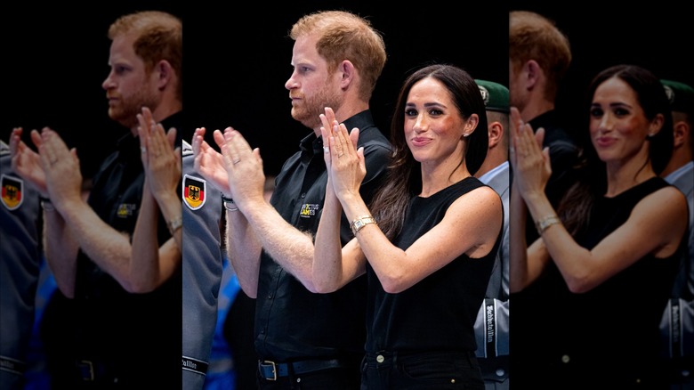 Meghan Markle and Prince Harry at the 2023 Invictus Games