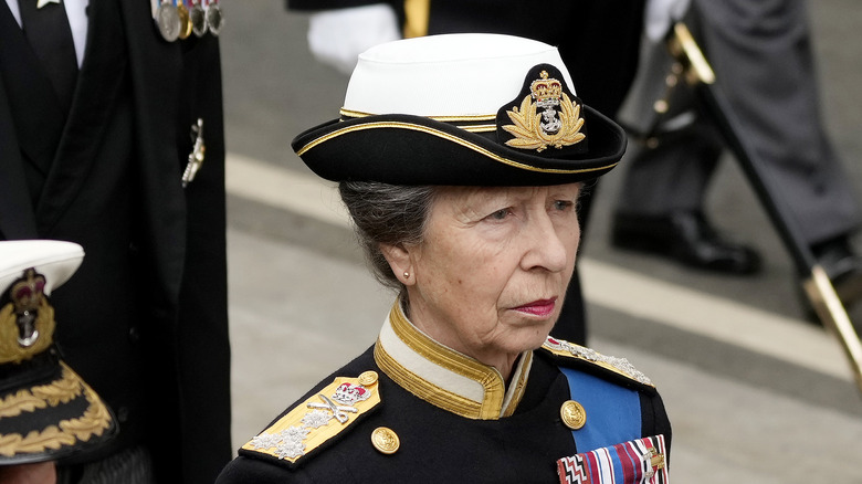 Princess Anne in Queen's funeral