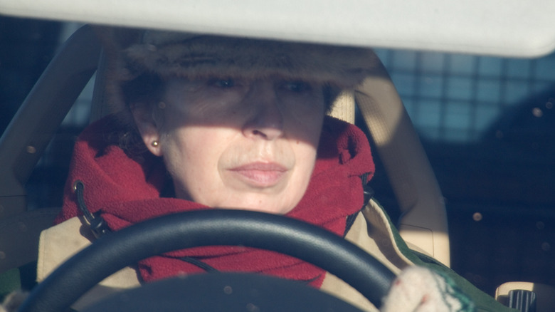 Princess Anne driving