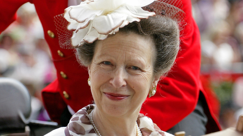 Princess Anne red lipstick