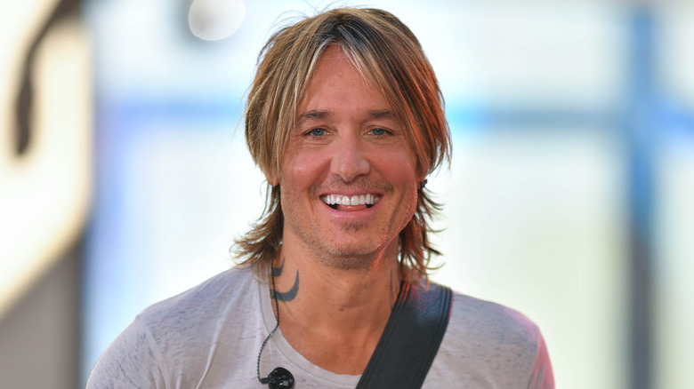 Keith Urban smiling closeup