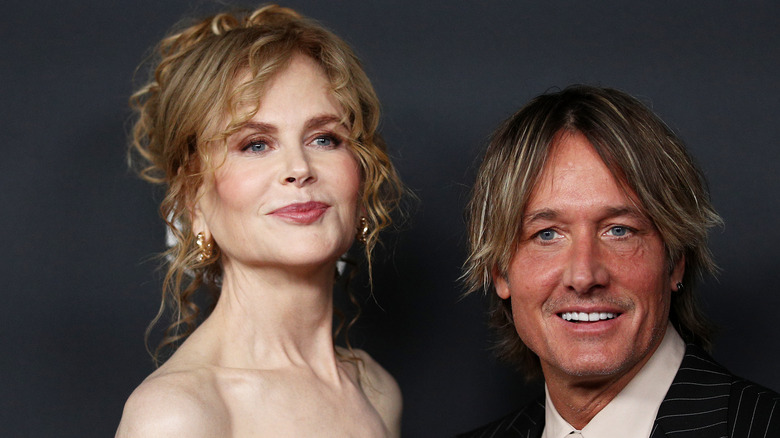 Nicole Kidman and Keith Urban posing closeup