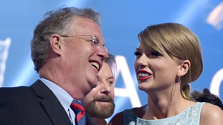 Taylor Swift and her father