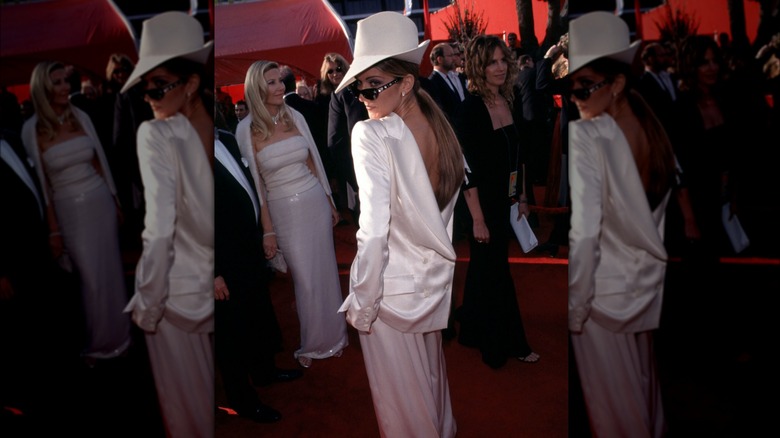 Céline Dion's backward tux